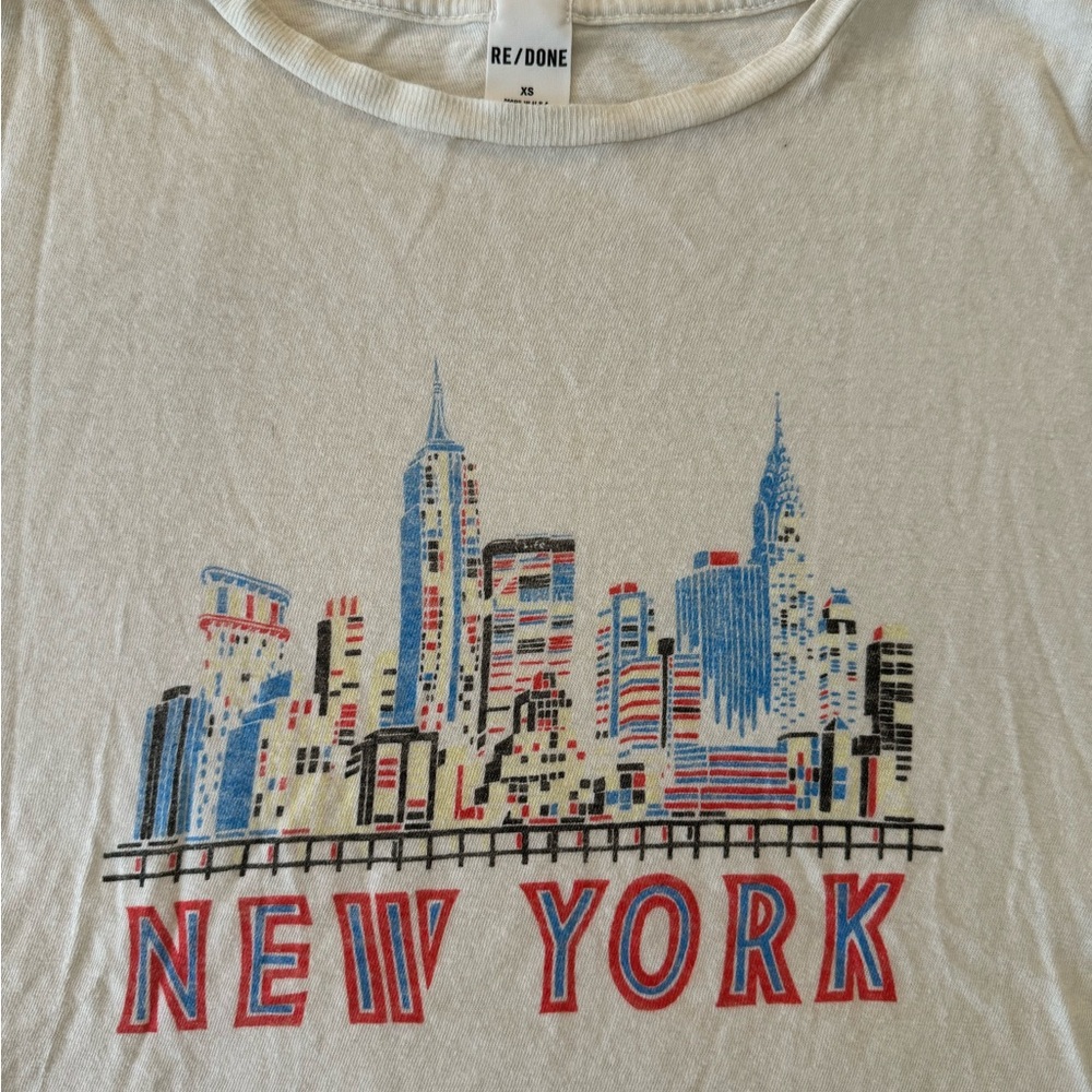 Rare re/done NYC graphic tee